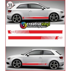 Audi A3 Side Stripe Style 35