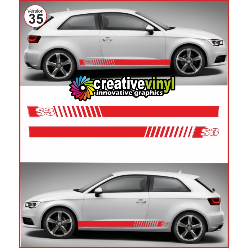 Audi A3 Side Stripe Style 35