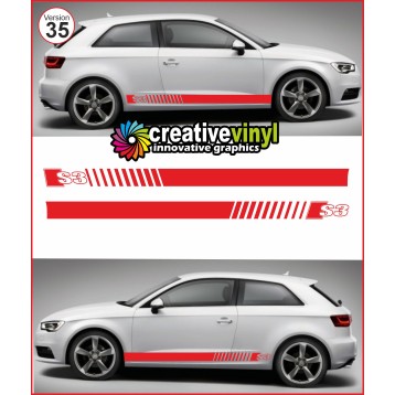 Audi A3 Side Stripe Style 35