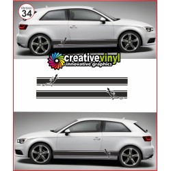 Audi A3 Side Stripe Style 34