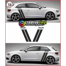 Audi A3 Side Stripe Style 38
