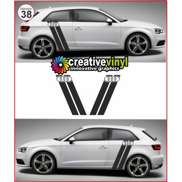 Audi A3 Side Stripe Style 38