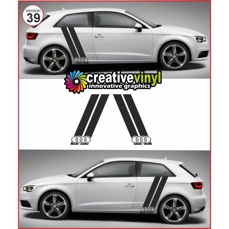 Audi A3 Side Stripe Style 39