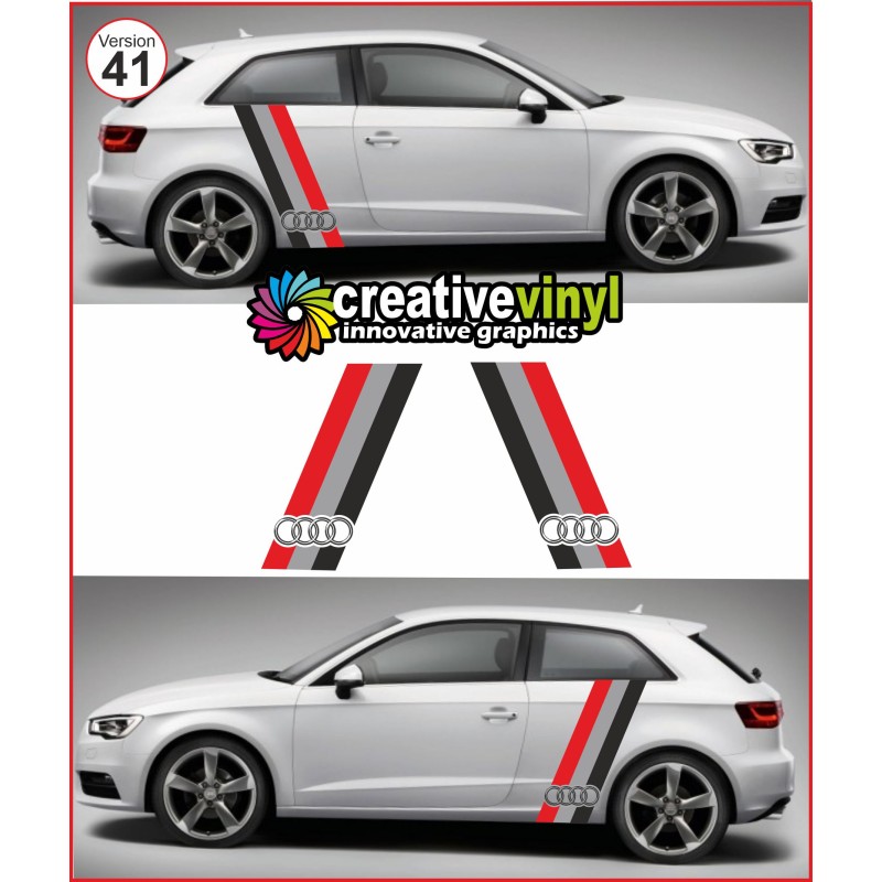 Audi A3 Side Stripe Style 41