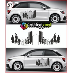 Audi A1 Side Stripe Style 21