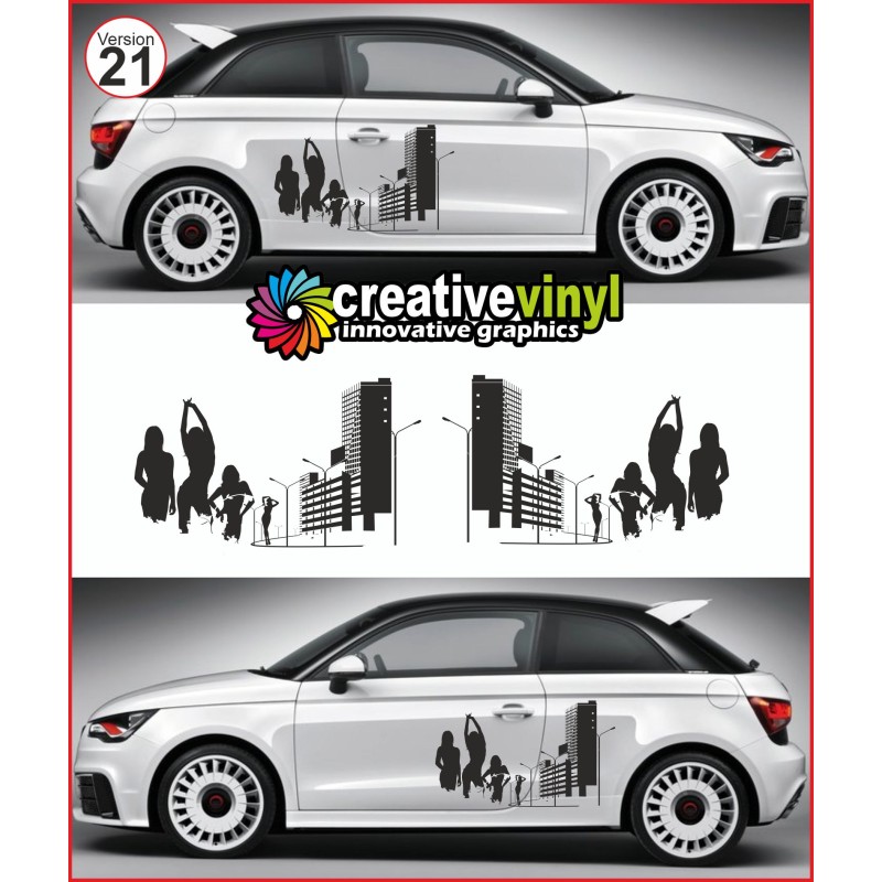 Audi A1 Side Stripe Style 21