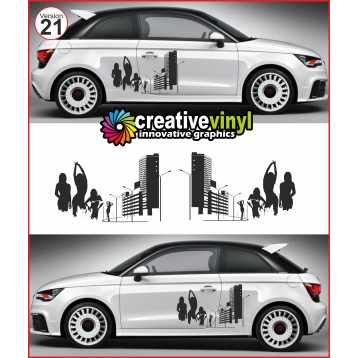 Audi A1 Side Stripe Style 21