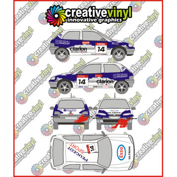 Peugeot 106 Maxi Full Graphics Kit