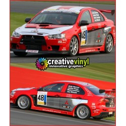 Mitsubishi Evolution X 2008 Rally WRC Full Graphics Kit