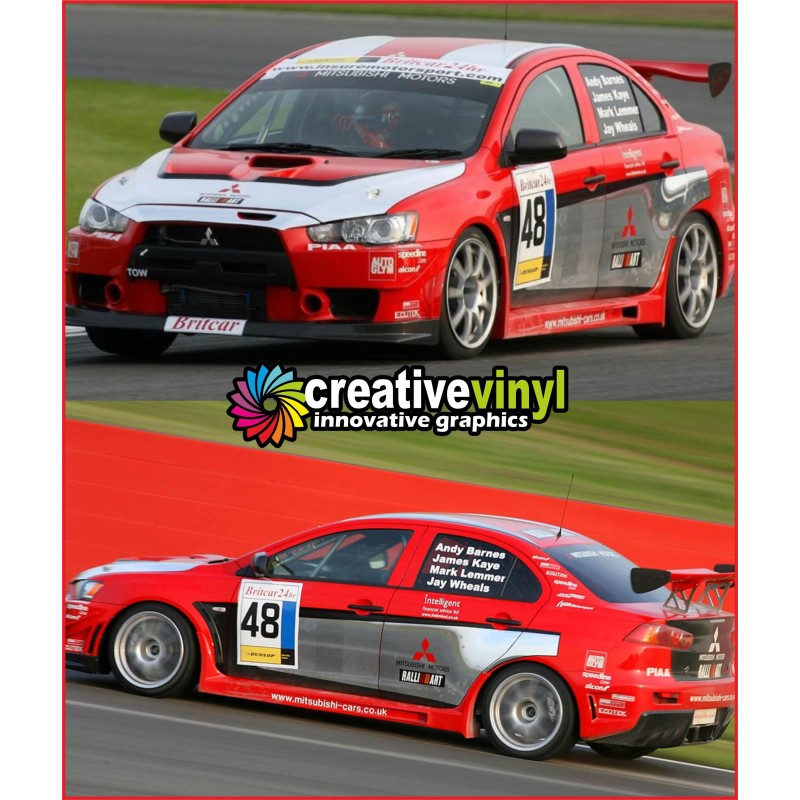 Mitsubishi Evolution X 2008 Rally WRC Full Graphics Kit