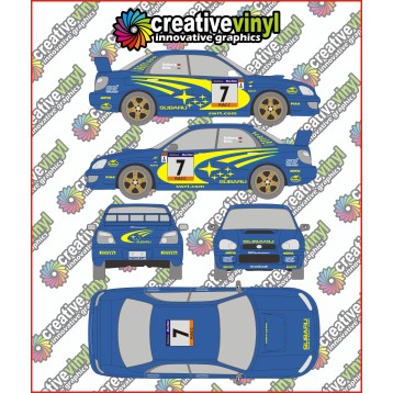 Subaru Impreza 2003 Acropolis Rally Graphics Kit