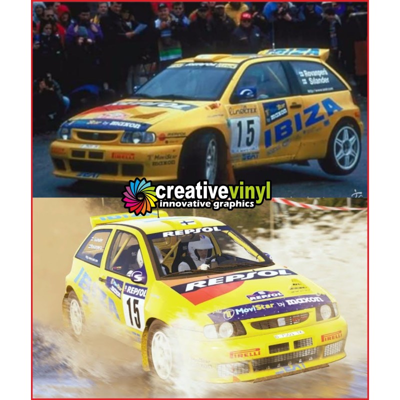 Seat Ibiza Repsol 1998 Monte Carlo Full Graphics Kit