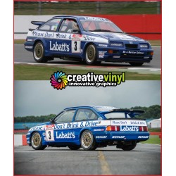 Ford Sierra 1990 team Labbatts Full Graphics Kit