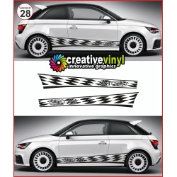 Audi A1 Side Stripe Style 28