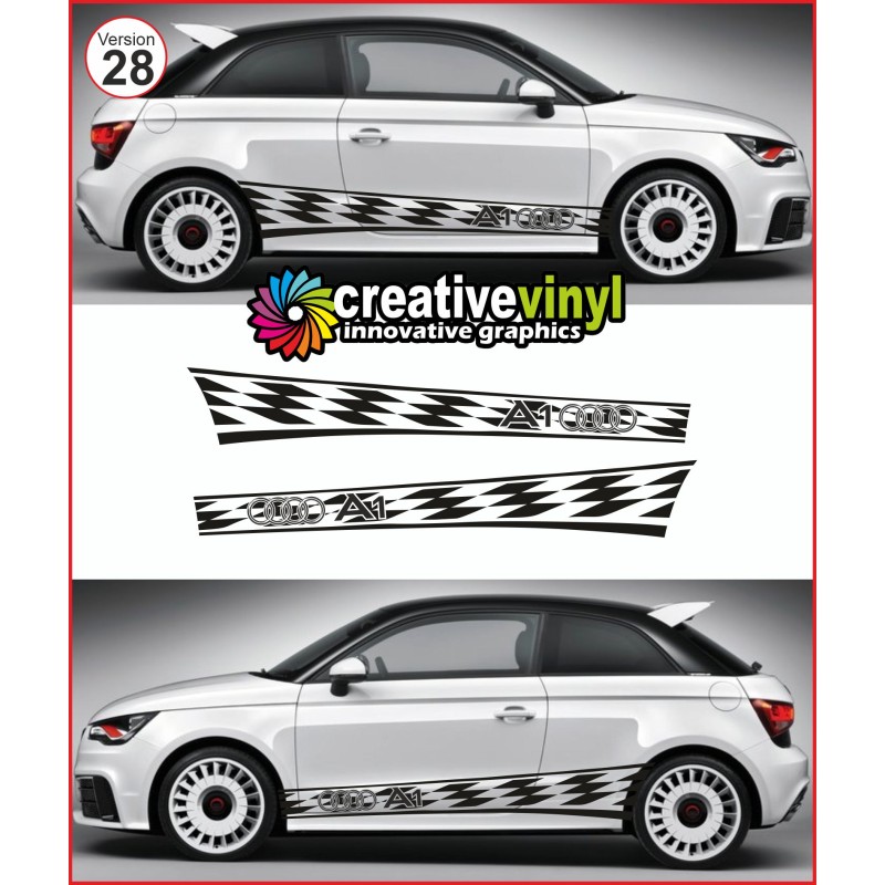 Audi A1 Side Stripe Style 28