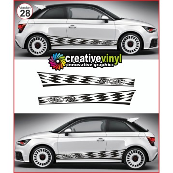 Audi A1 Side Stripe Style 28