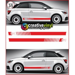 Audi A1 Side Stripe Style 35