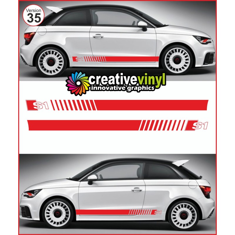 Audi A1 Side Stripe Style 35