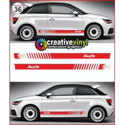 Audi A1 Side Stripe Style 36