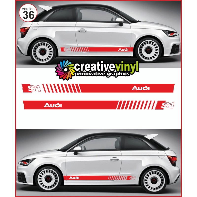 Audi A1 Side Stripe Style 36