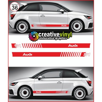 Audi A1 Side Stripe Style 36