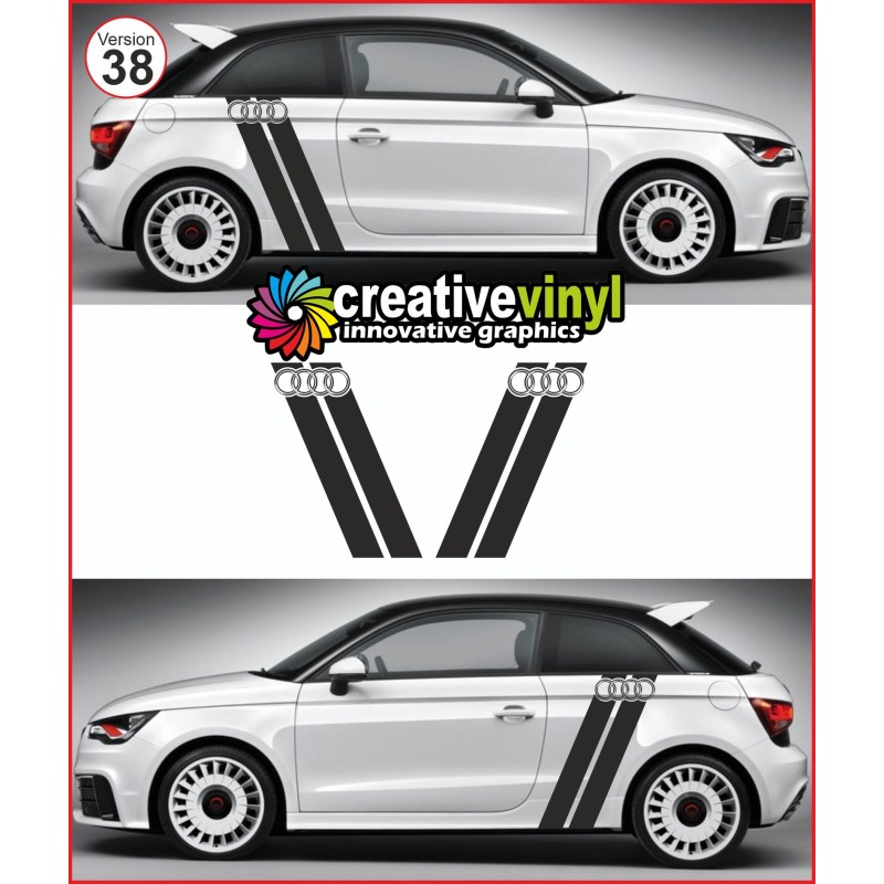 Audi A1 Side Stripe Style 38