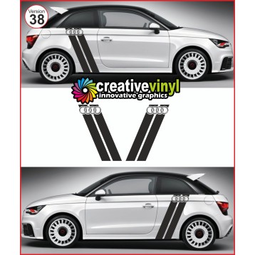 Audi A1 Side Stripe Style 38