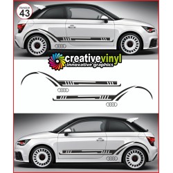 Audi A1 Side Stripe Style 43