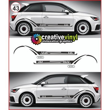 Audi A1 Side Stripe Style 43