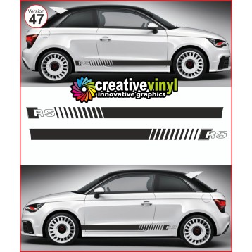 Audi A1 Side Stripe Style 47