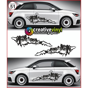 Audi A1 Side Stripe Style 51