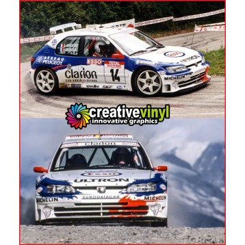 Peugeot 306 Maxi Monte Carlo WRC 1998 Full Rally Graphics Kit