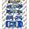Subaru Impreza 1997 Rally Monte Carlo WRC Graphics Kit