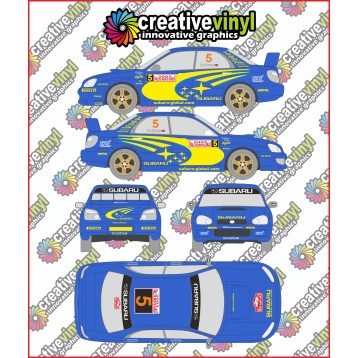 Subaru Impreza 2003 Acropolis Rally Graphics Kit