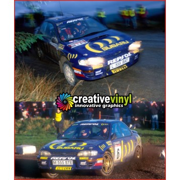 Subaru Impreza 1995 WRC Rally Full Graphics Kit
