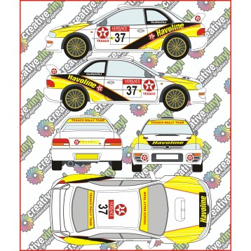 Subaru Impreza 2001 San Remo Full Graphics Kit