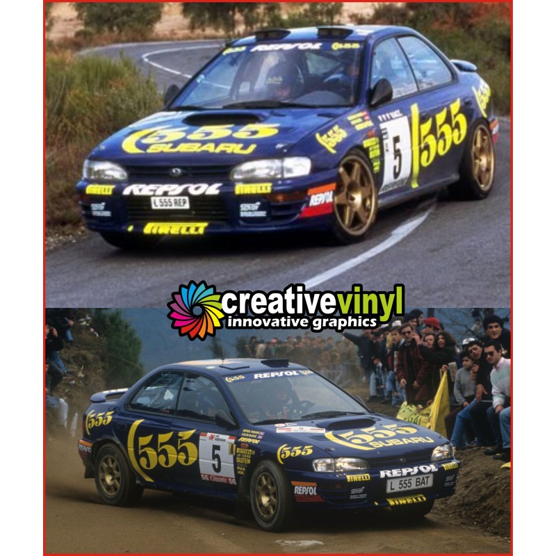 Subaru Impreza 555 1993 Rally WRC Graphics Kit