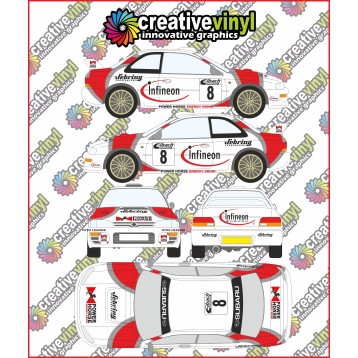 Subaru Impreza 2001 Infineon Tour De Corse Full Graphics Kit