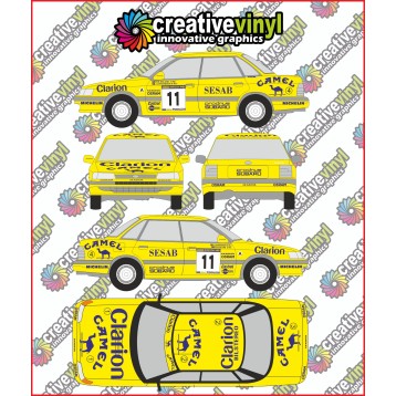 Subaru Legacy Camel 1992 Sweden Rally Full Graphics Kit