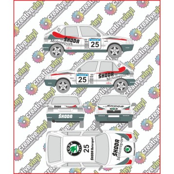 Skoda Felicia 1997 WRC Full Graphics Kit
