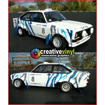 Ford Escort Mk2 Tiger Stripes Full Graphics Kit