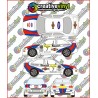 Ford Escort 1994 Martini Full Rally Graphics Kit