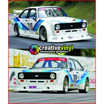 Ford Escort 1979 ETCC Zakspeed Full Race Rally Graphics Kit