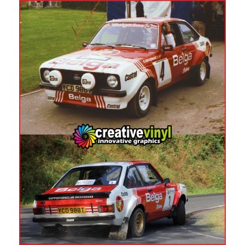 Ford Escort 1981 Skoda Rallye Full Graphics Kit