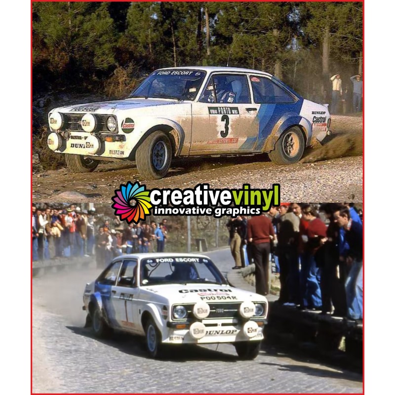 Ford Escort 1979 Portugal Rally Full Graphics Kit