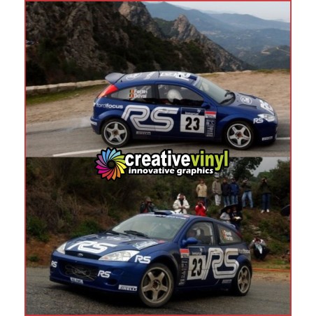 Full Ac Graphics Ford Focus 2002 AC Swedish Rally Full Graphics Kit