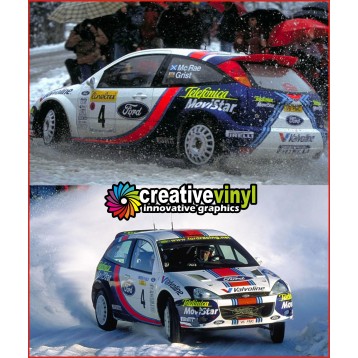 Ford Focus 2001 Monte Carlo Full rally Graphics Kit
