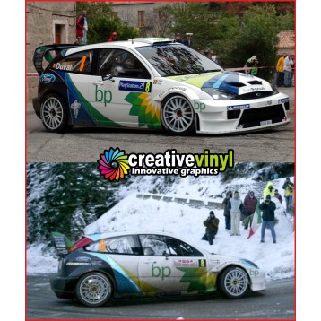Ford Focus 2004 BP Monte Carlo Full Rally graphics Kit