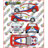 Ford Focus 1999 Martini Monte Carlo Rally Graphics Kit
