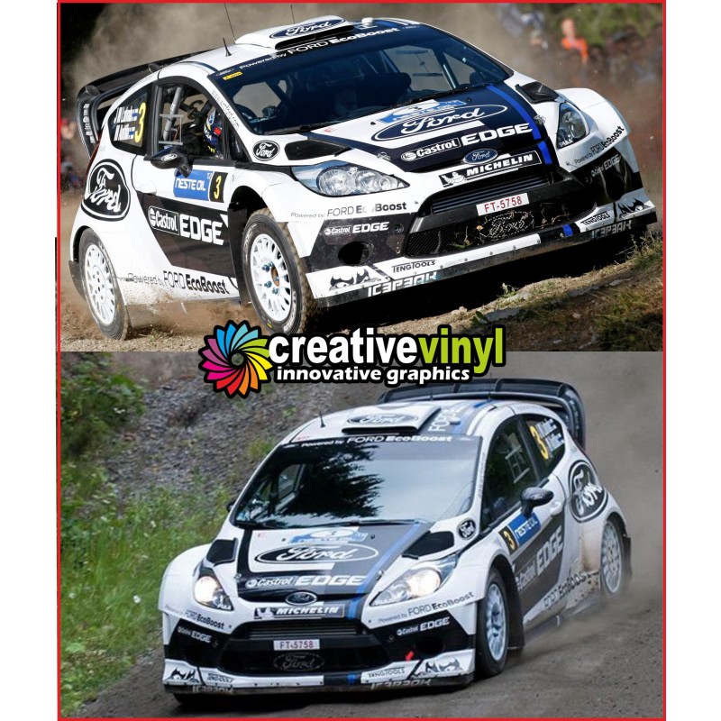 Ford Fiesta 2012 Finland Full Rally Graphics Kit